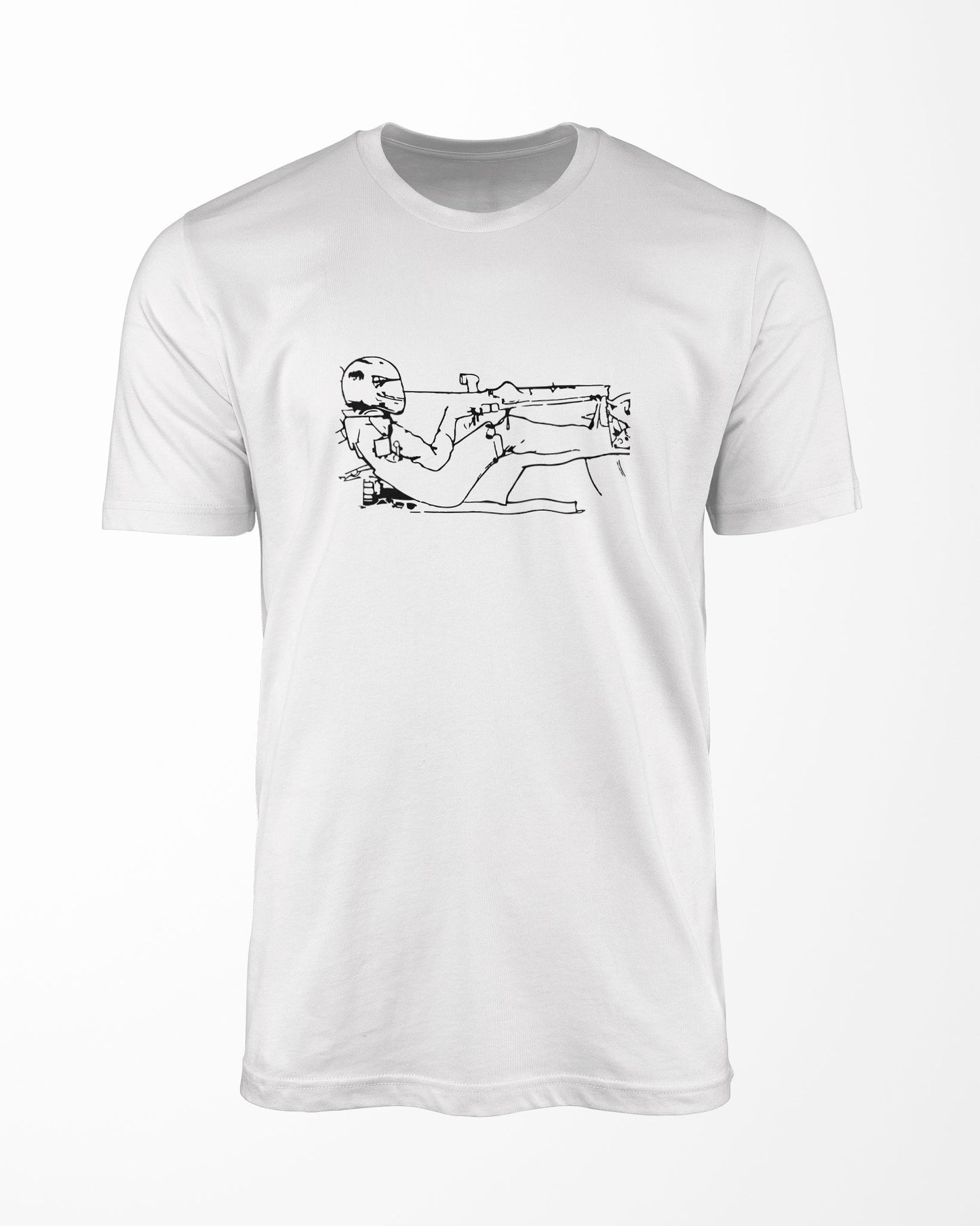 Camiseta Cockpit Driver - Branca