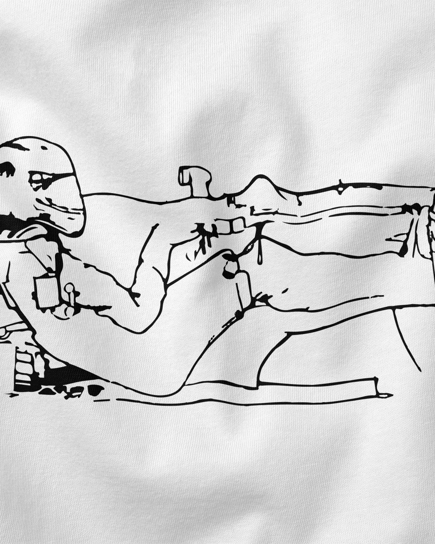 Camiseta Cockpit Driver - Branca
