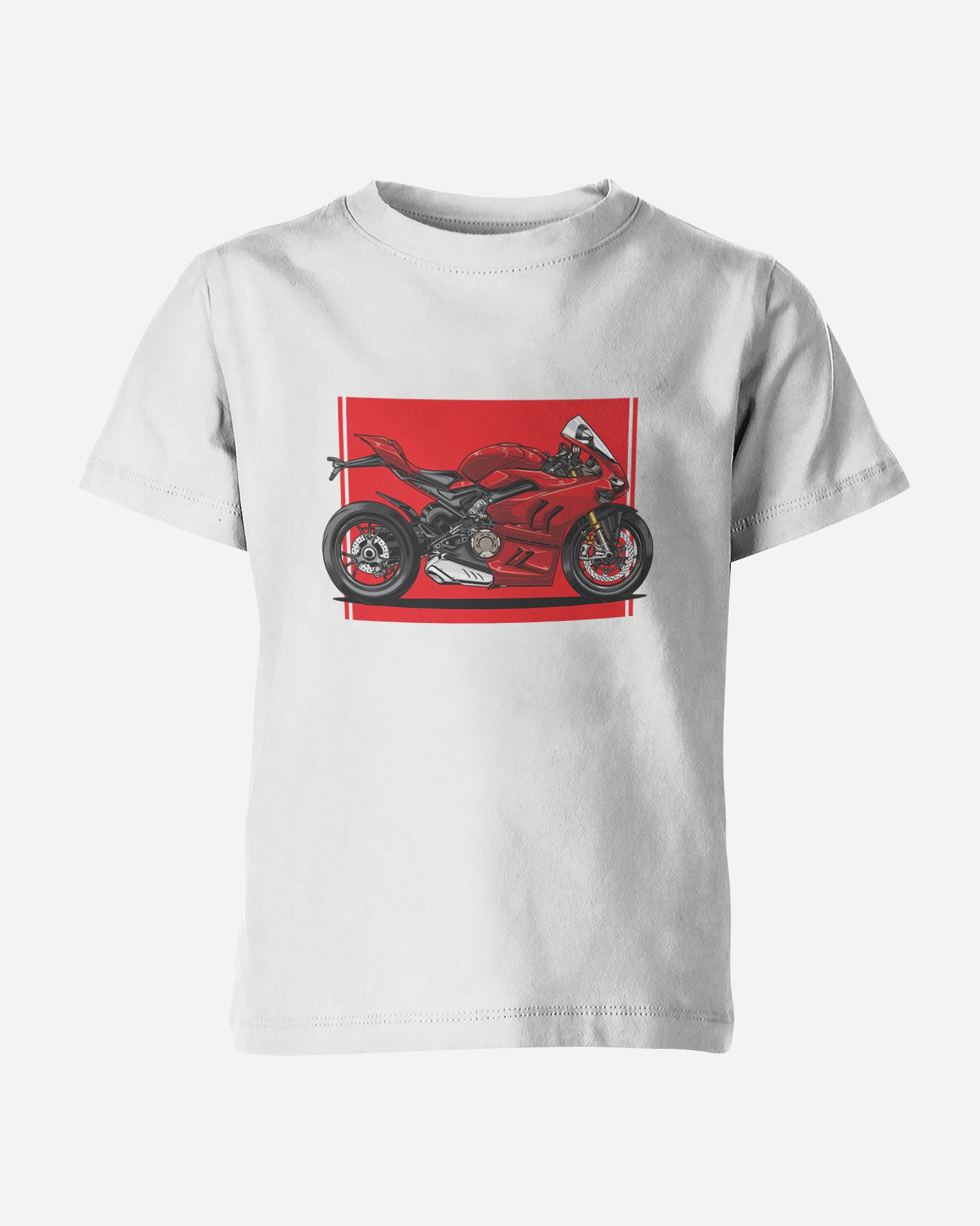 Camiseta Infantil Panigale V4 - Branca