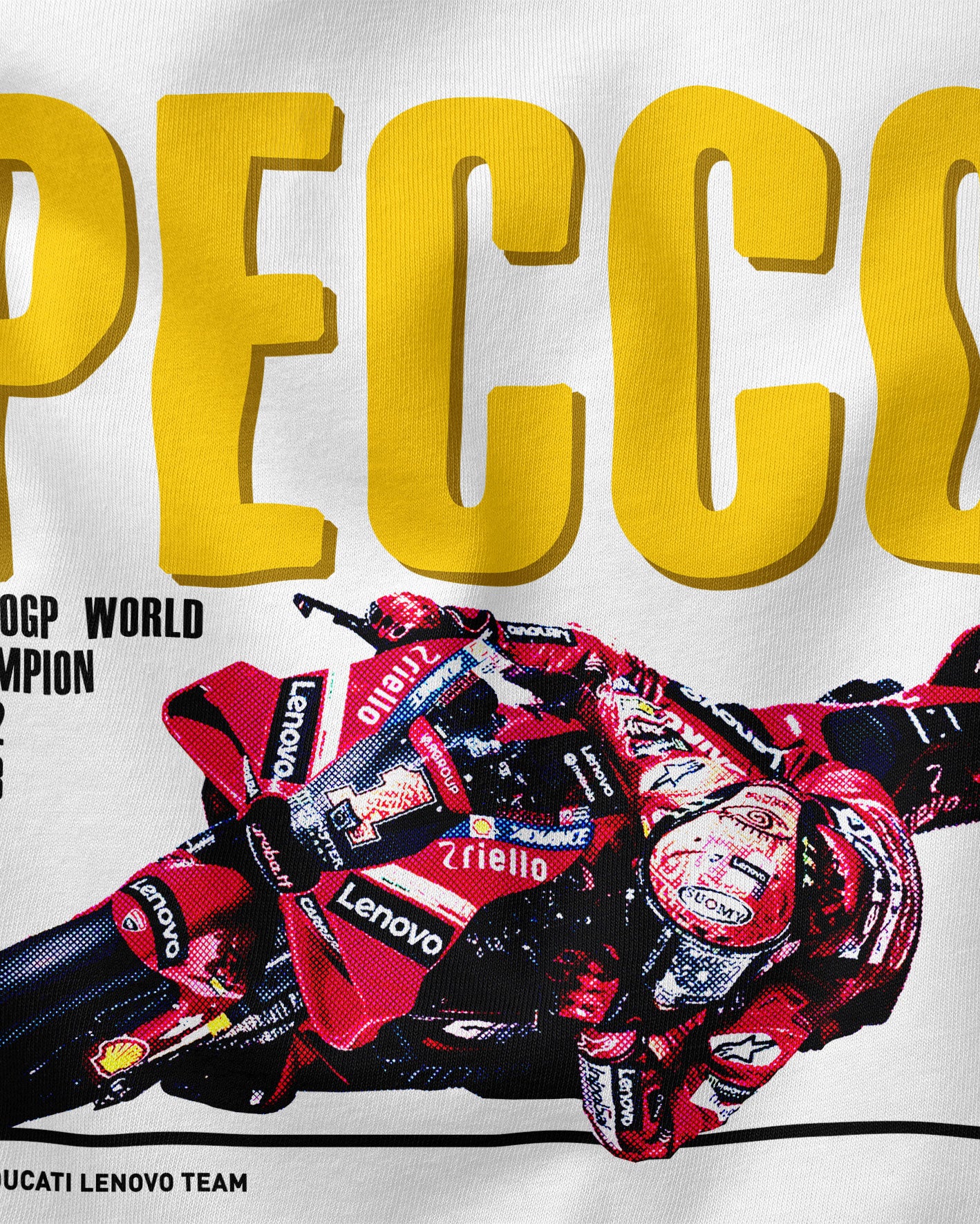 Camiseta Pecco Moto GP World Champion