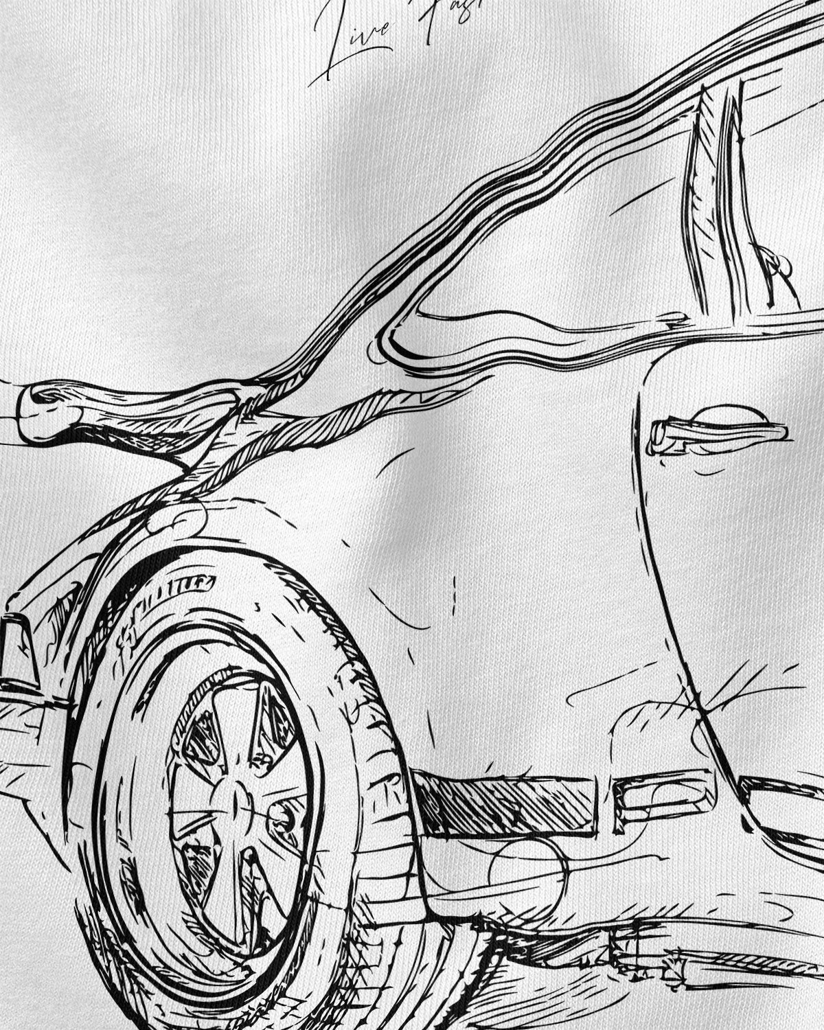 Camiseta Porsche Sketch 911