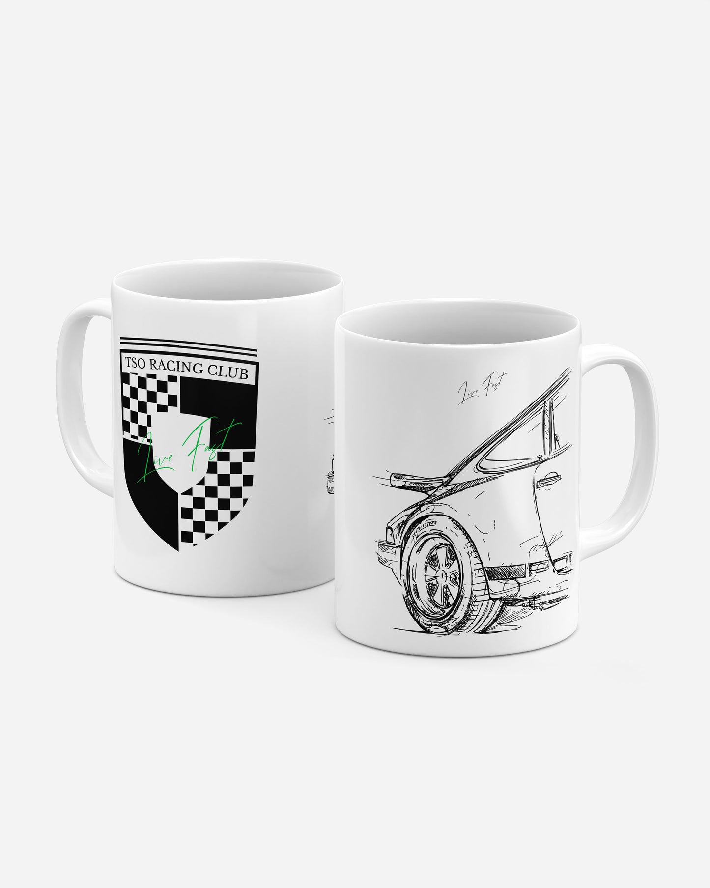 Caneca Porsche Sketch 911