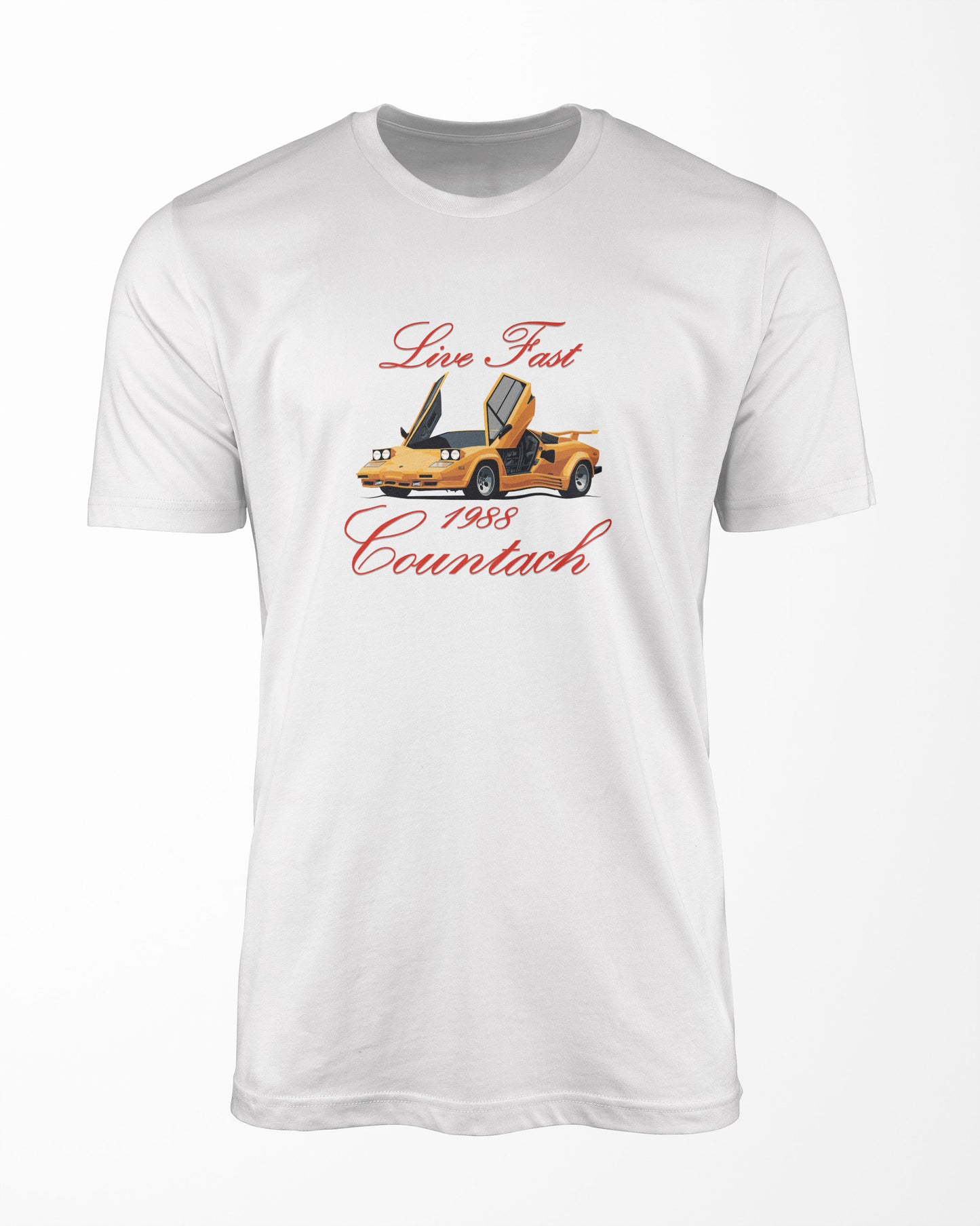 Camiseta Countach 1988 - Live Fast