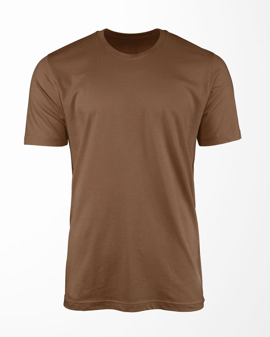 Camiseta Super Cotton - Básica Marrom