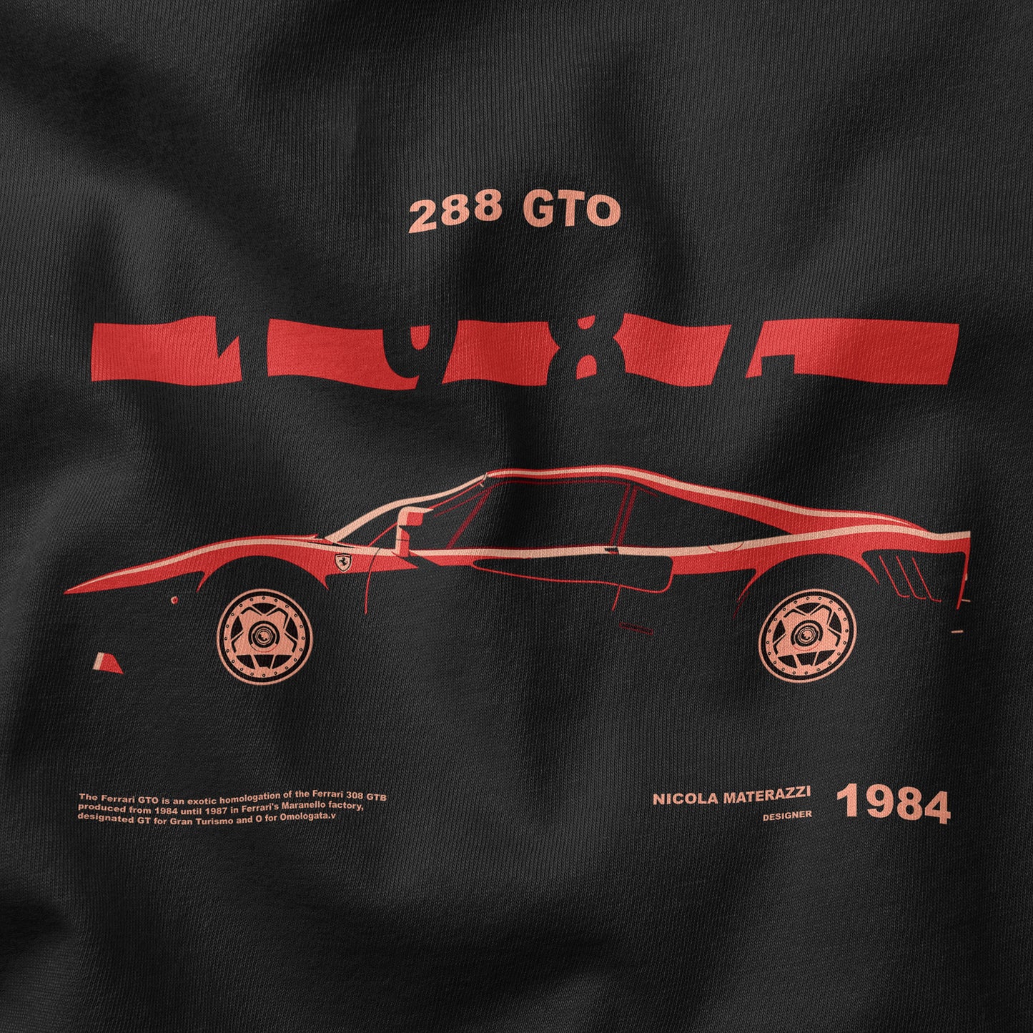 Camiseta 288 GTO - 1984