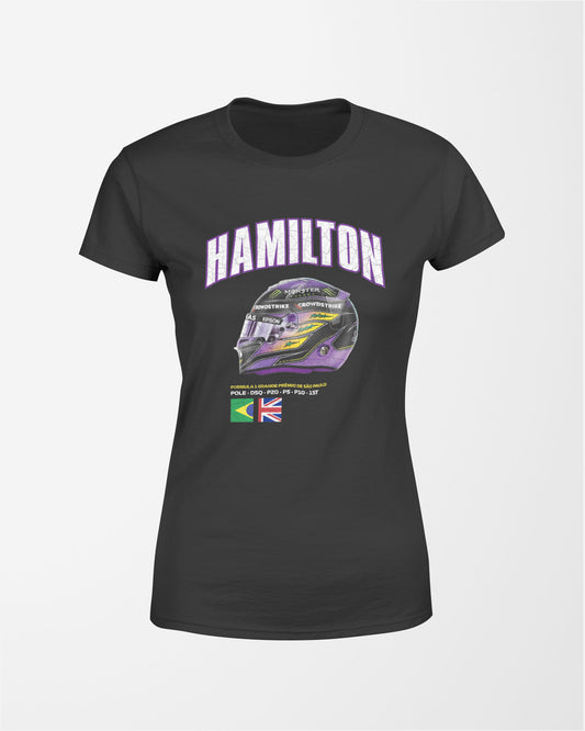 Camiseta Feminina Lewis Hamilton