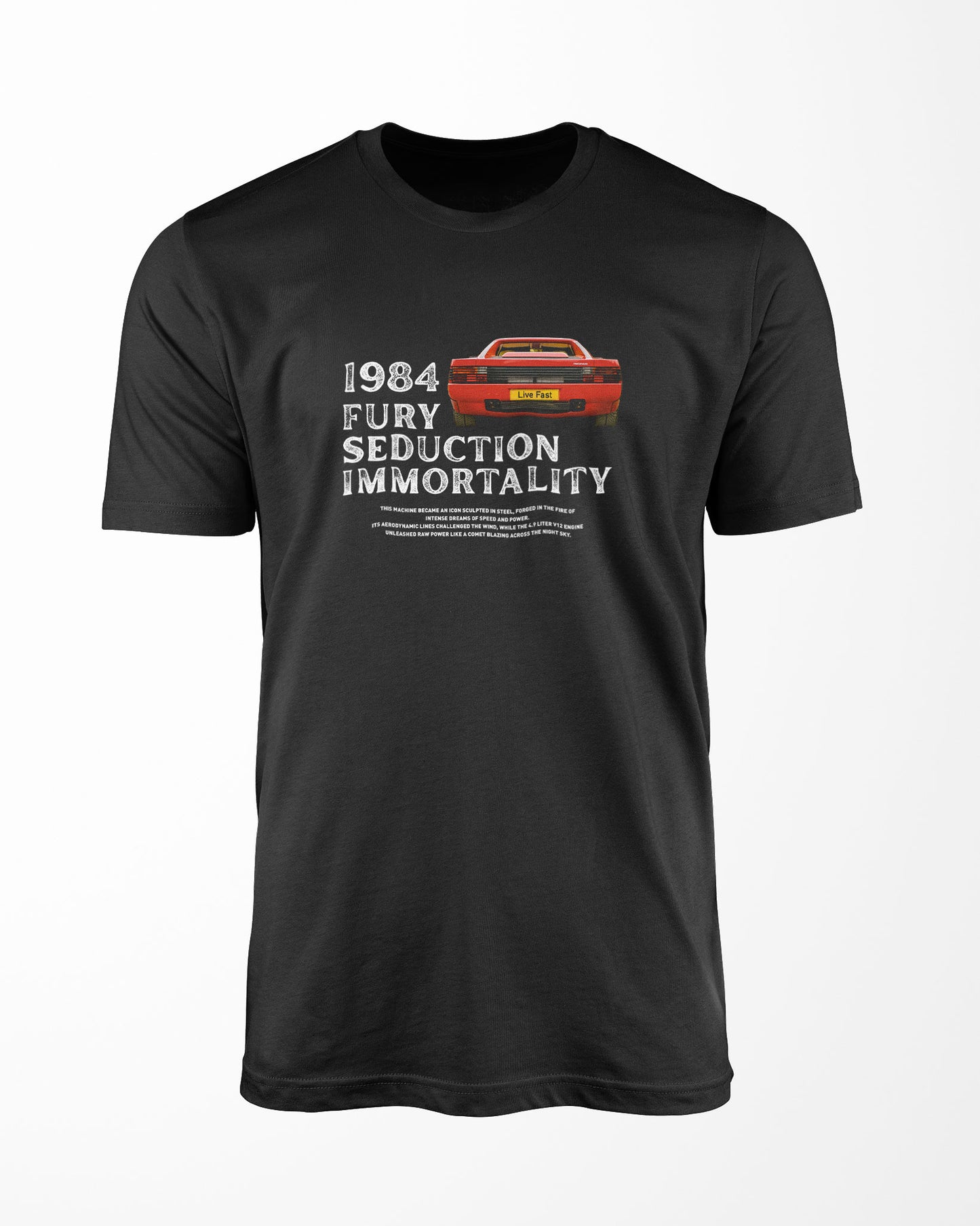 Camiseta Testarossa - Live Fast