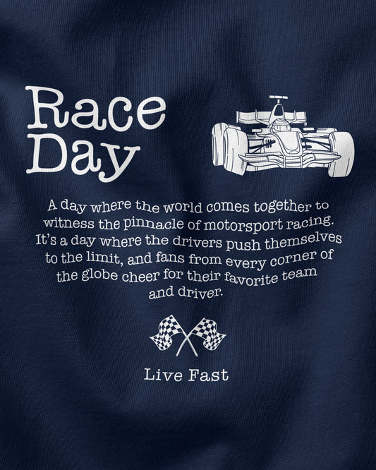 Camiseta Race Day - Live Fast