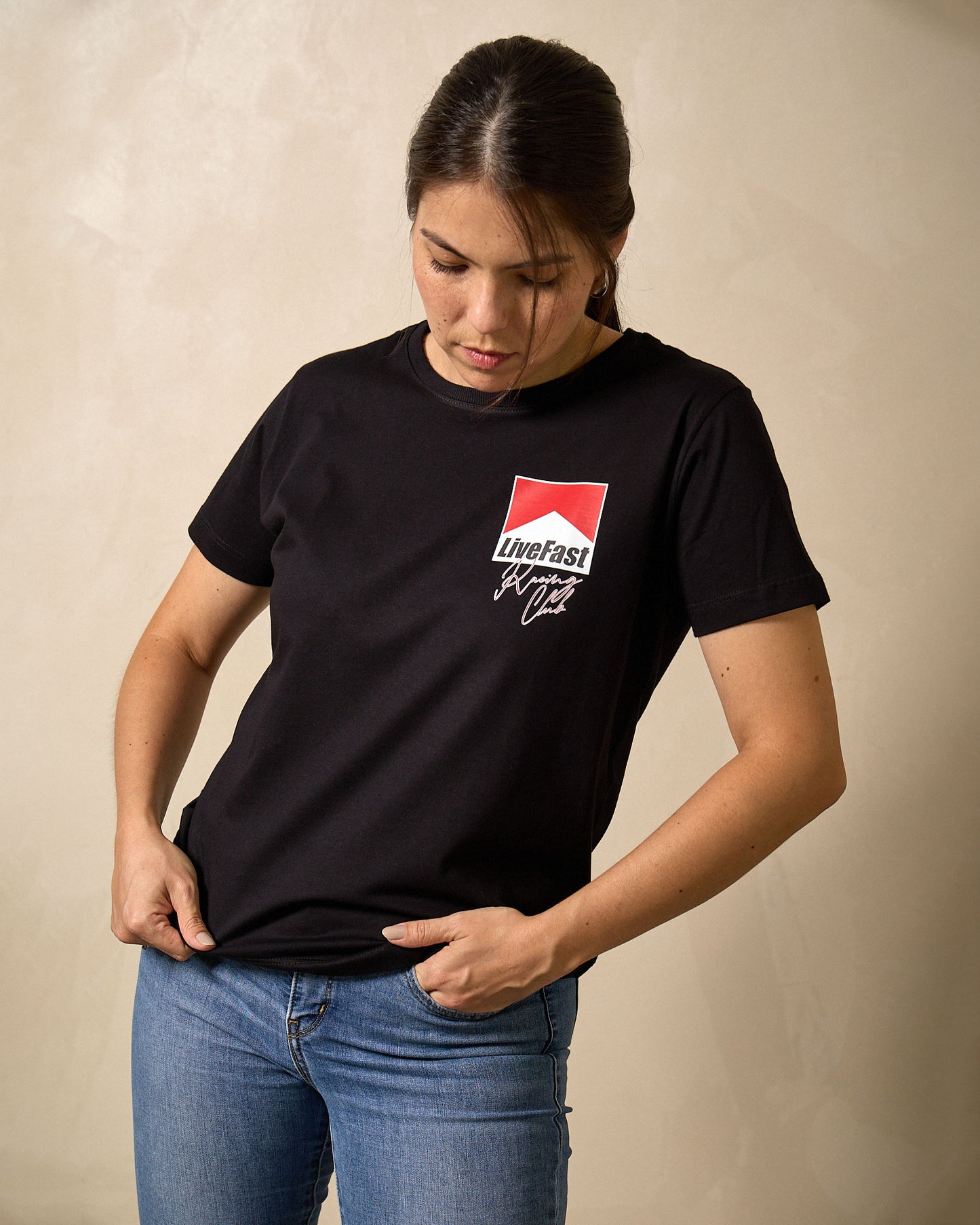 Camiseta Feminina The Legend MP4/4 - 1988 - Preta