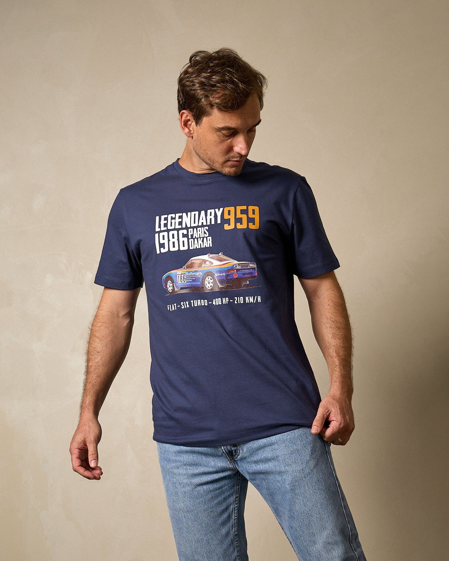 Camiseta Paris Dakar 959 - 1986 | Azul