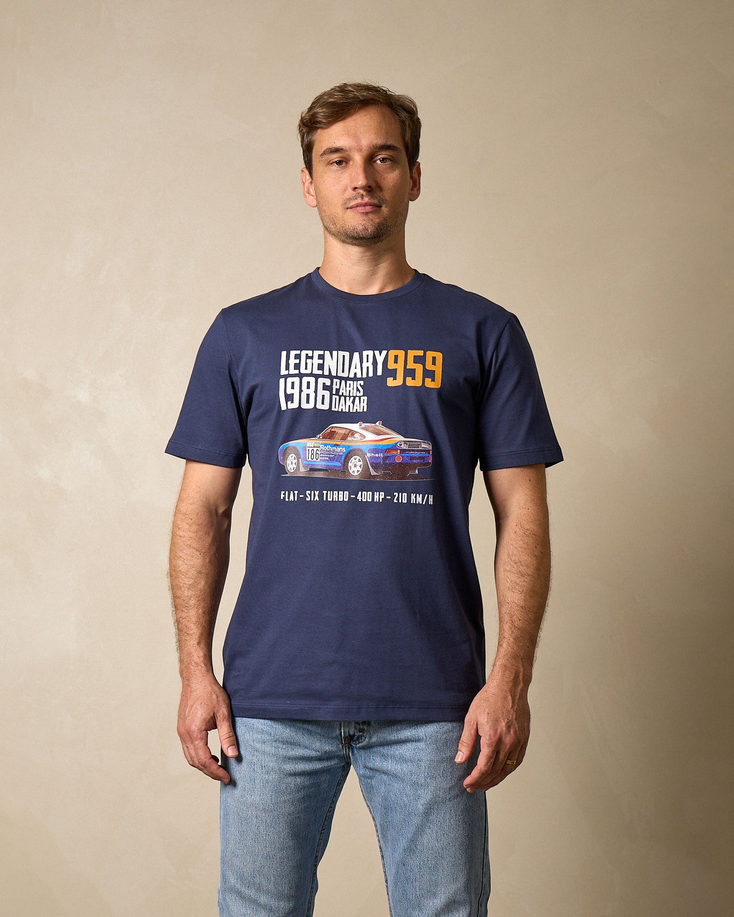 Camiseta Paris Dakar 959 - 1986 | Azul