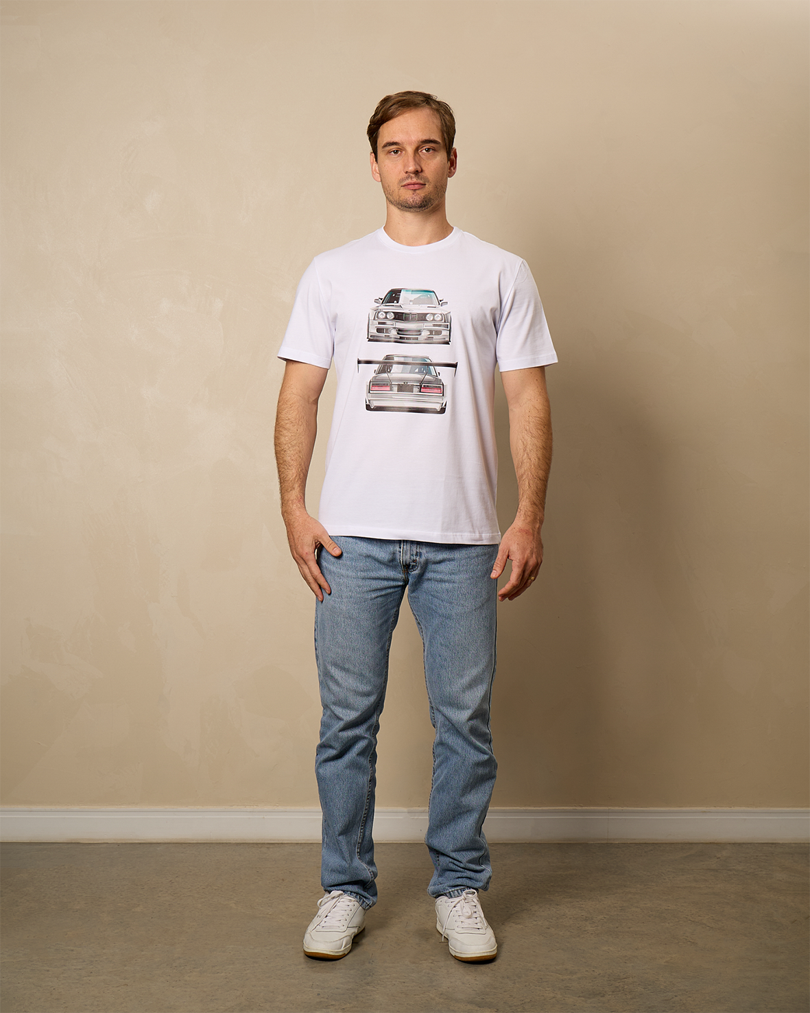 Camiseta E30 M3 DTM Legends | Branca