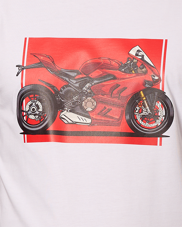 Camiseta Panigale V4 - Branca