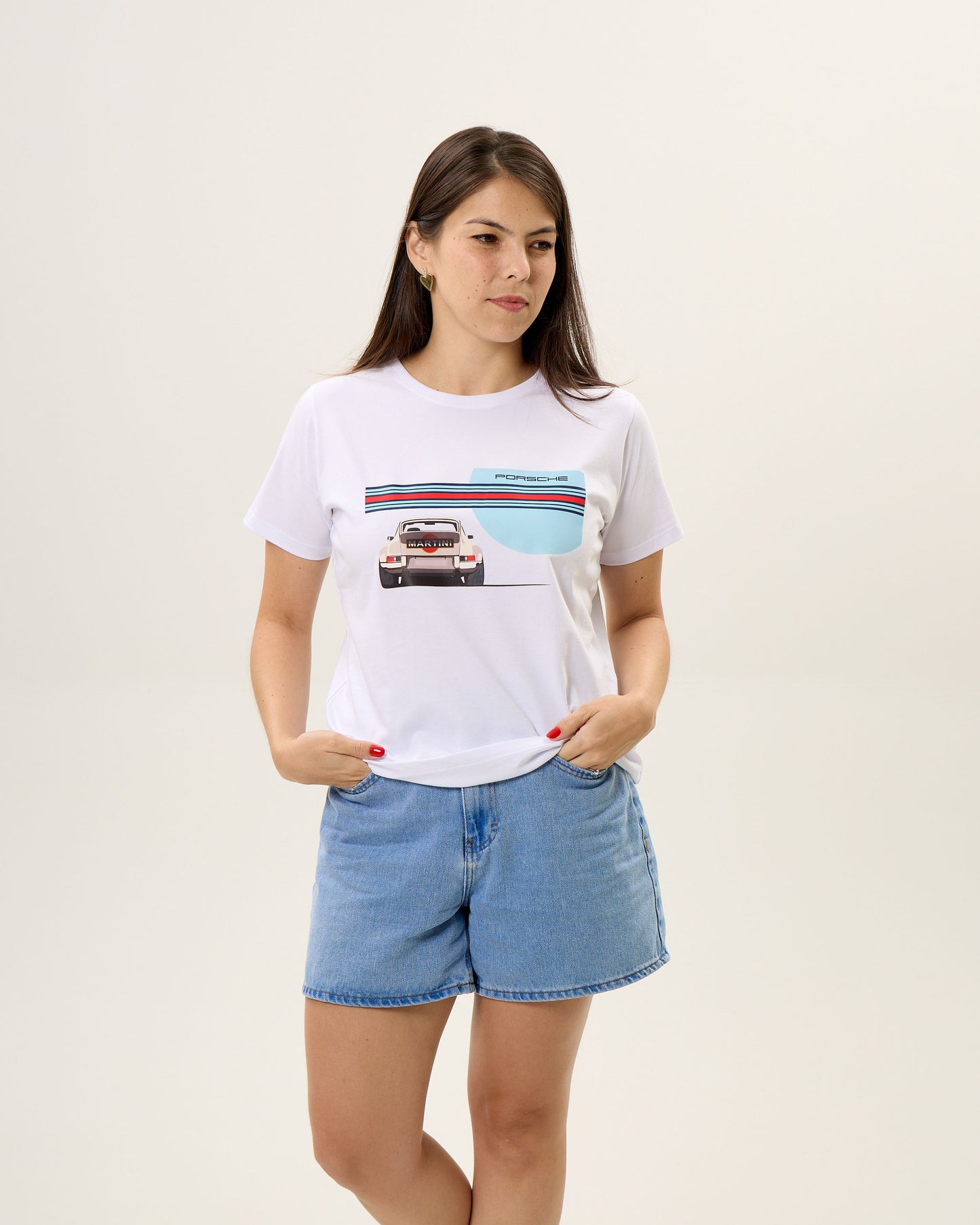 Camiseta Feminina Turboholic - 911 Blue Art