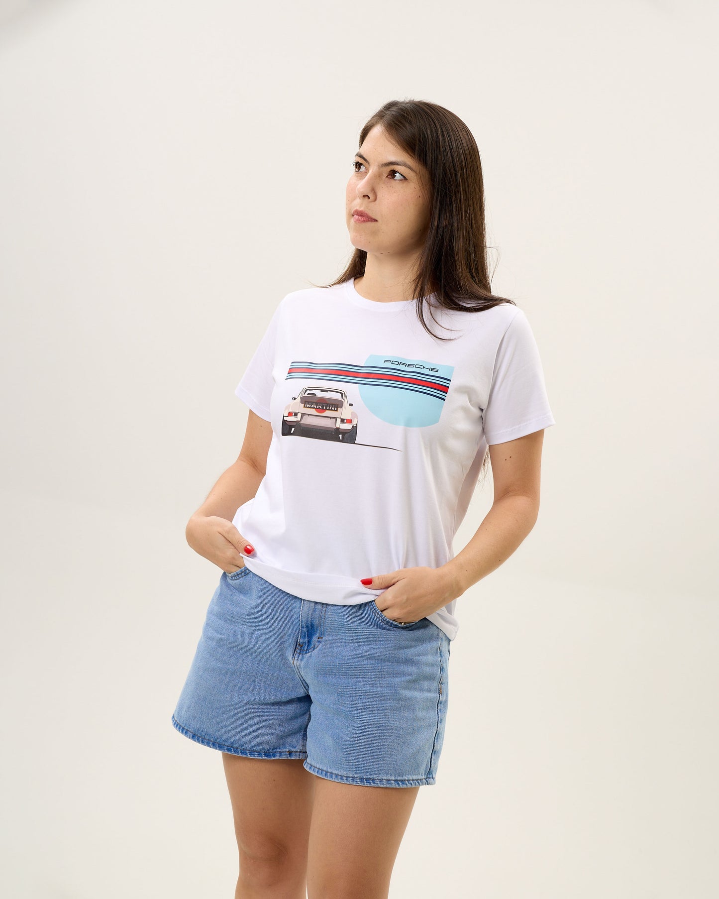 Camiseta Feminina Turboholic - 911 Blue Art