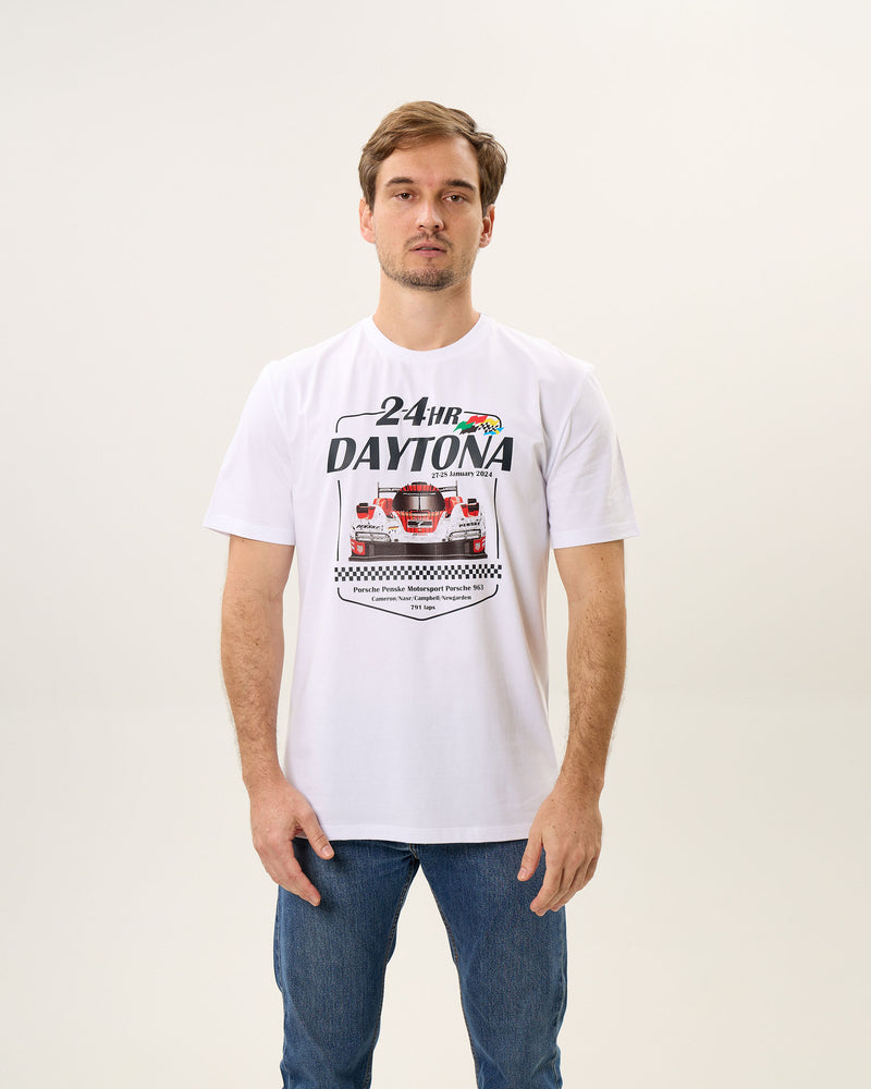 Camiseta Comemorativa Porsche Penske 963 - Vitória em Daytona 2024