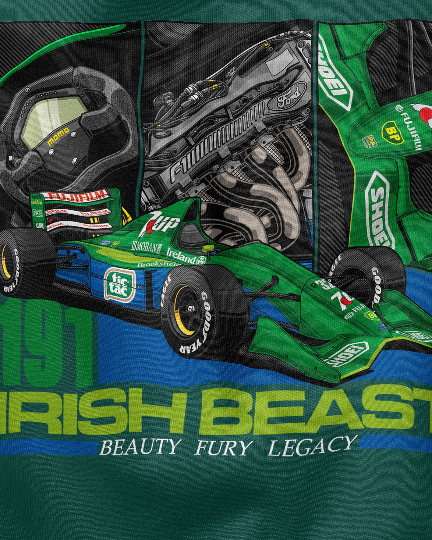 Camiseta Jordan 191 - Irish Beast - Verde