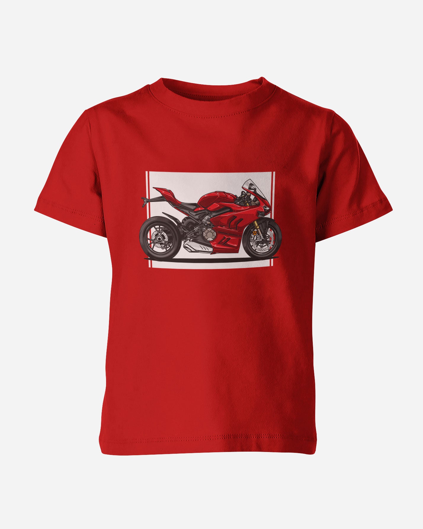 Camiseta Infantil Panigale V4 - Vermelha