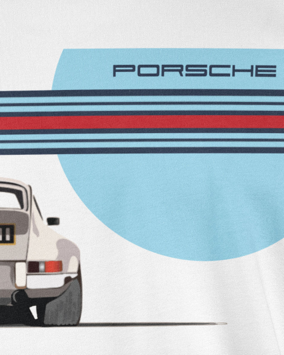 Camiseta Feminina Turboholic - 911 Blue Art