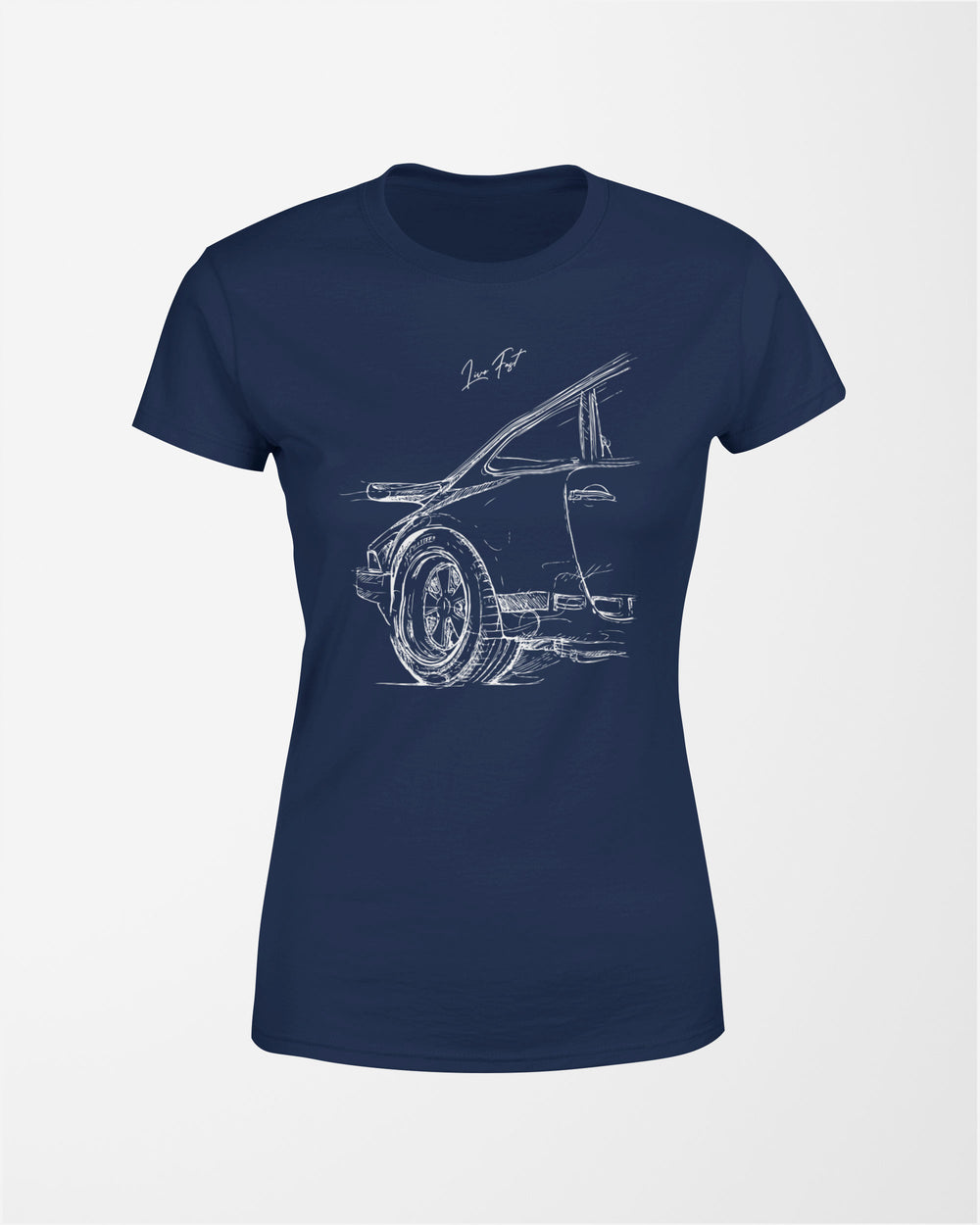 Camiseta Feminina Porsche Sketch 911