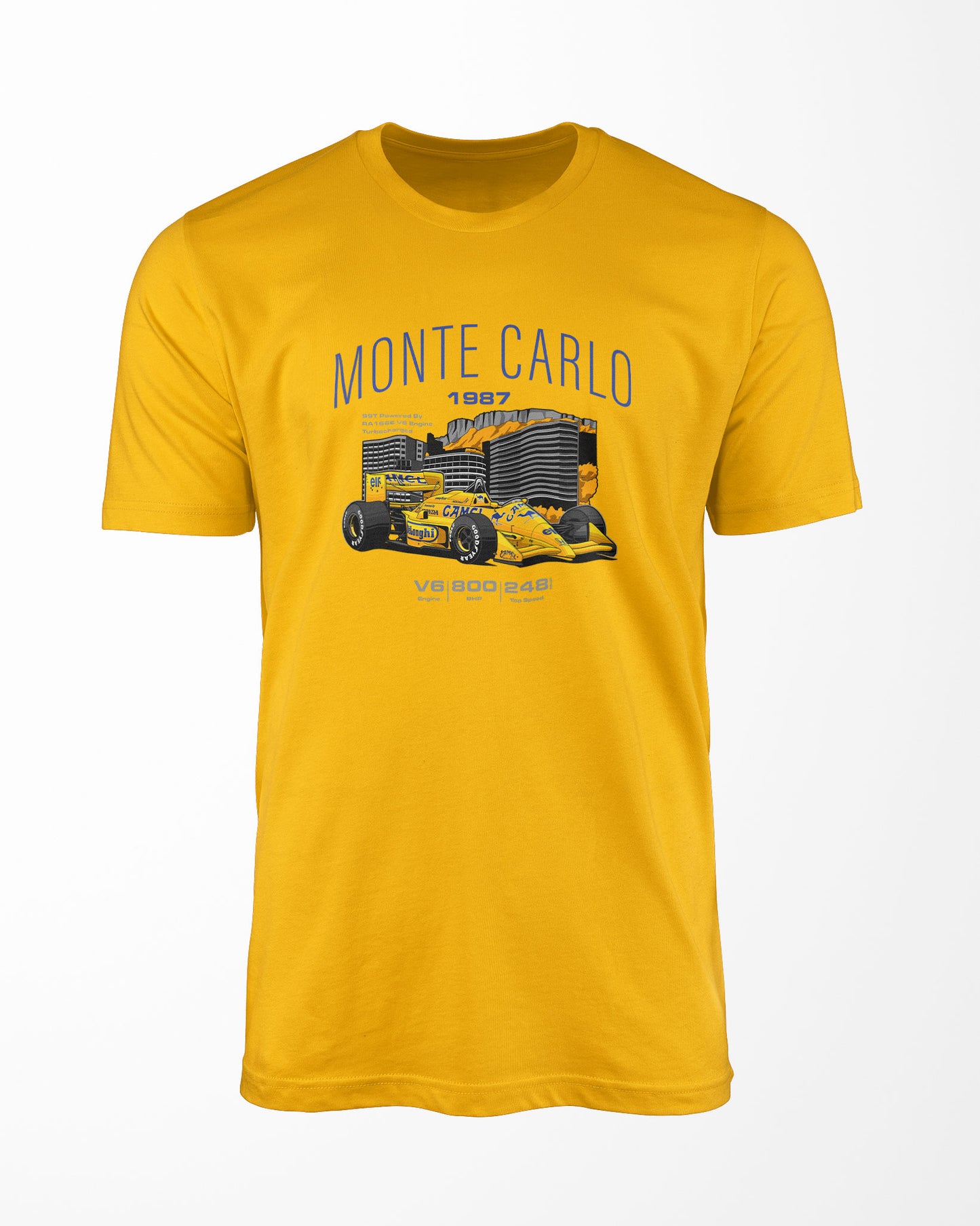Camiseta Lotus 99T - 1987 | Amarela