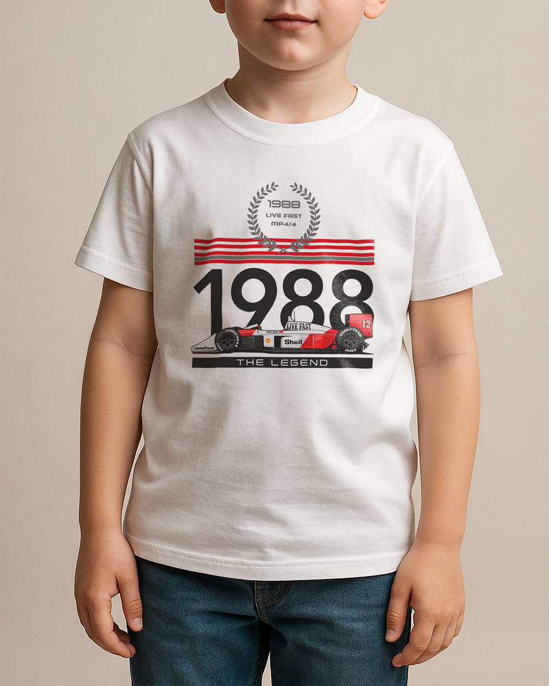 Camiseta Infantil Mclaren MP4/4 1988