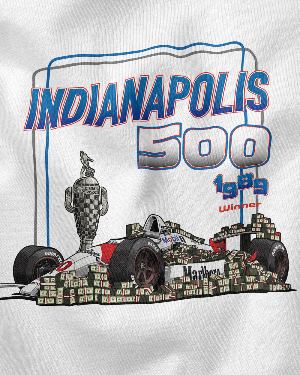 Camiseta Indianapolis 500 - 1989 - Indy | Branco