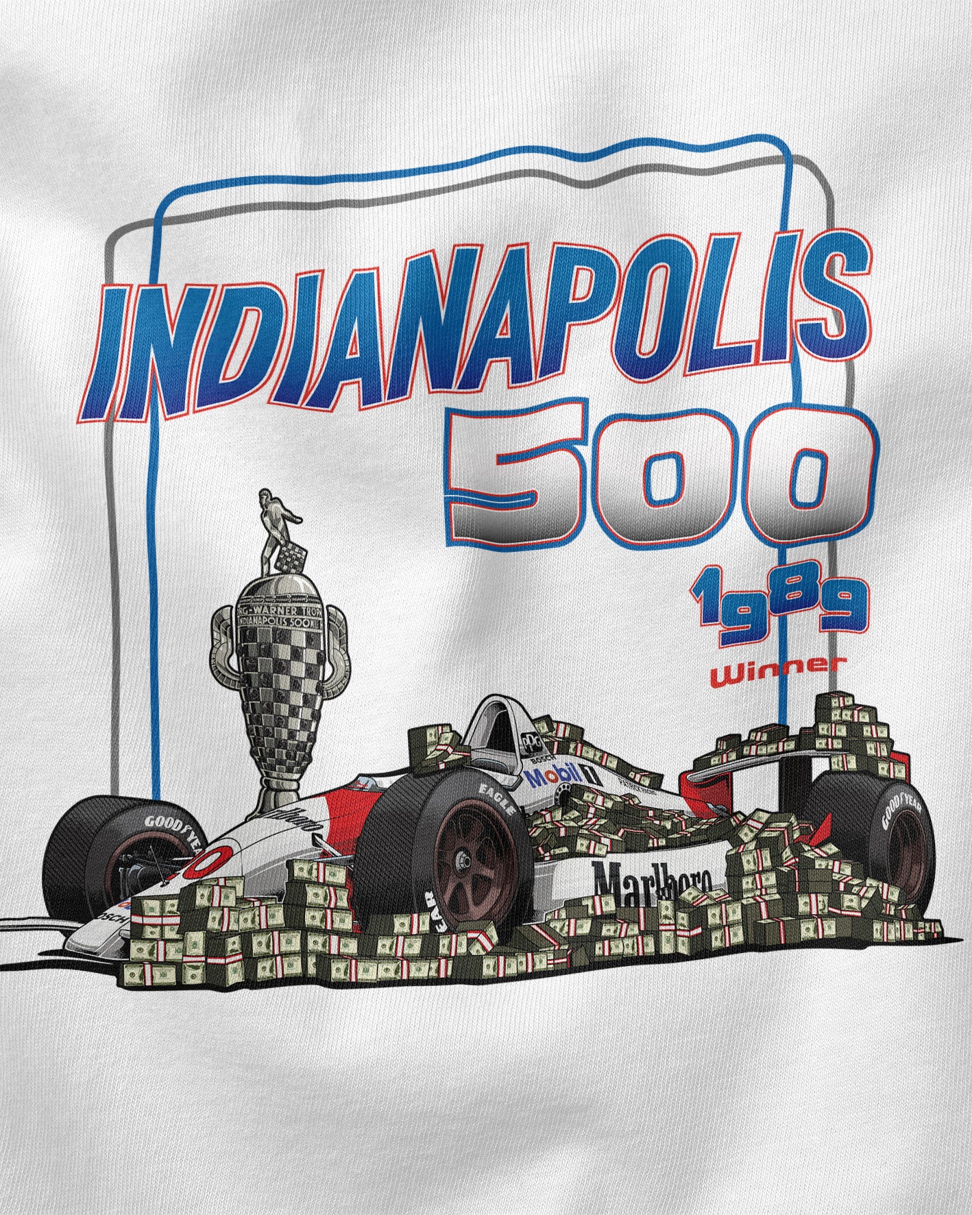 Camiseta Indianapolis 500 - 1989 - Indy | Branco