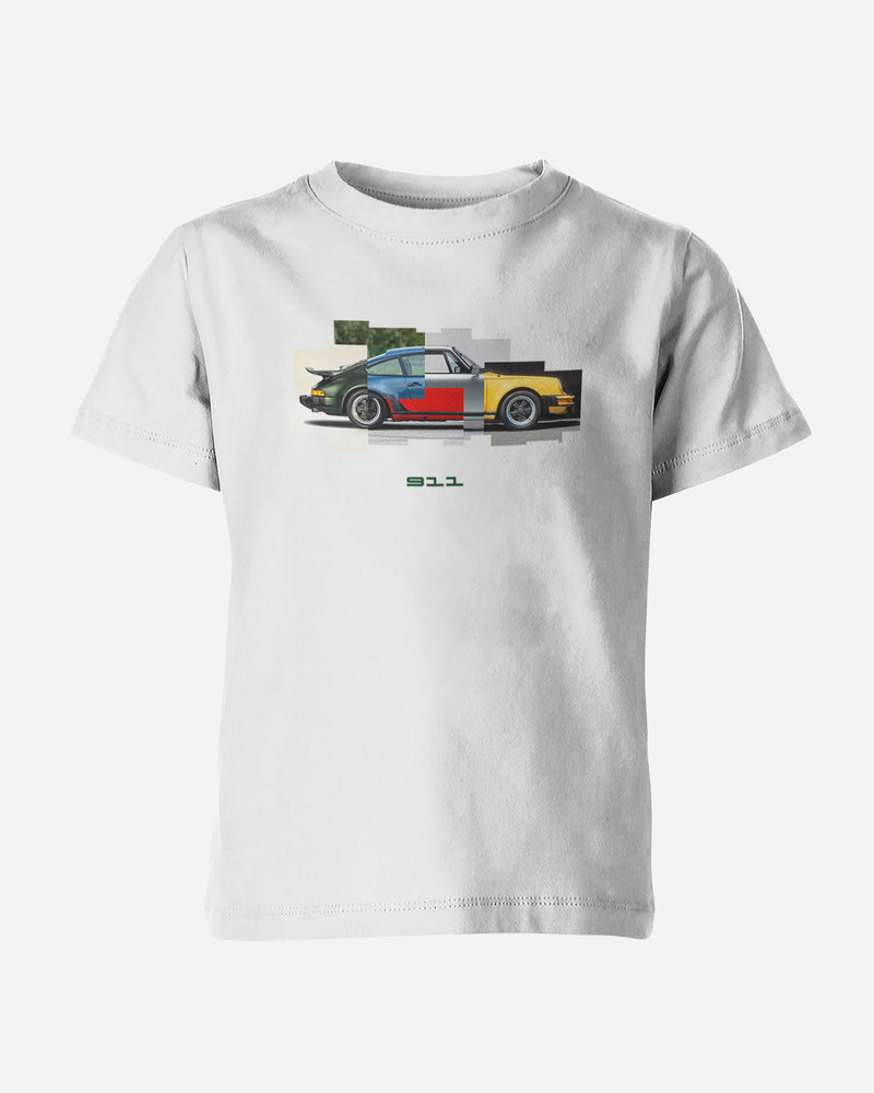 Camiseta Infantil 911 Graphic Color | Branca