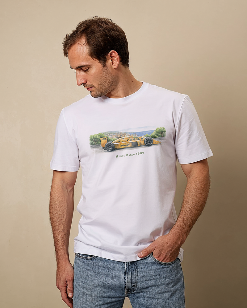 Camiseta Monte Carlo 1987 - Lotus 99t