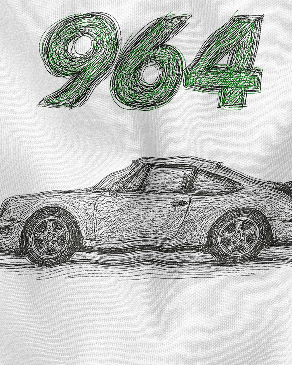 Camiseta Porsche 964