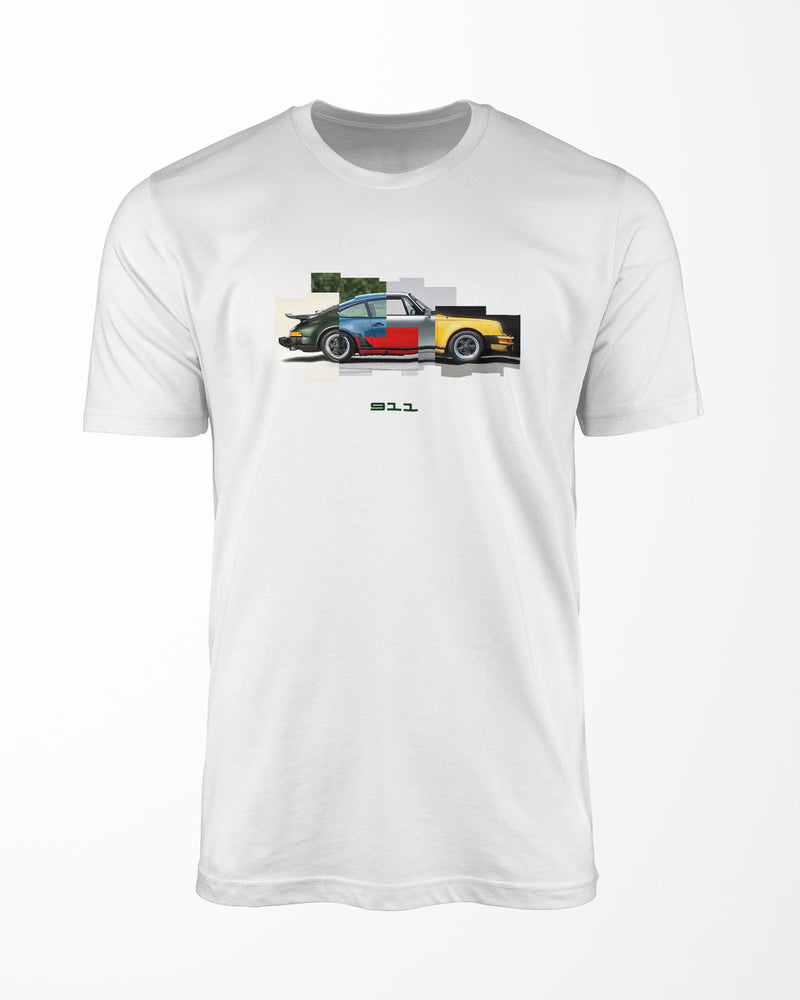 Camiseta 911 Graphic Color | Branca