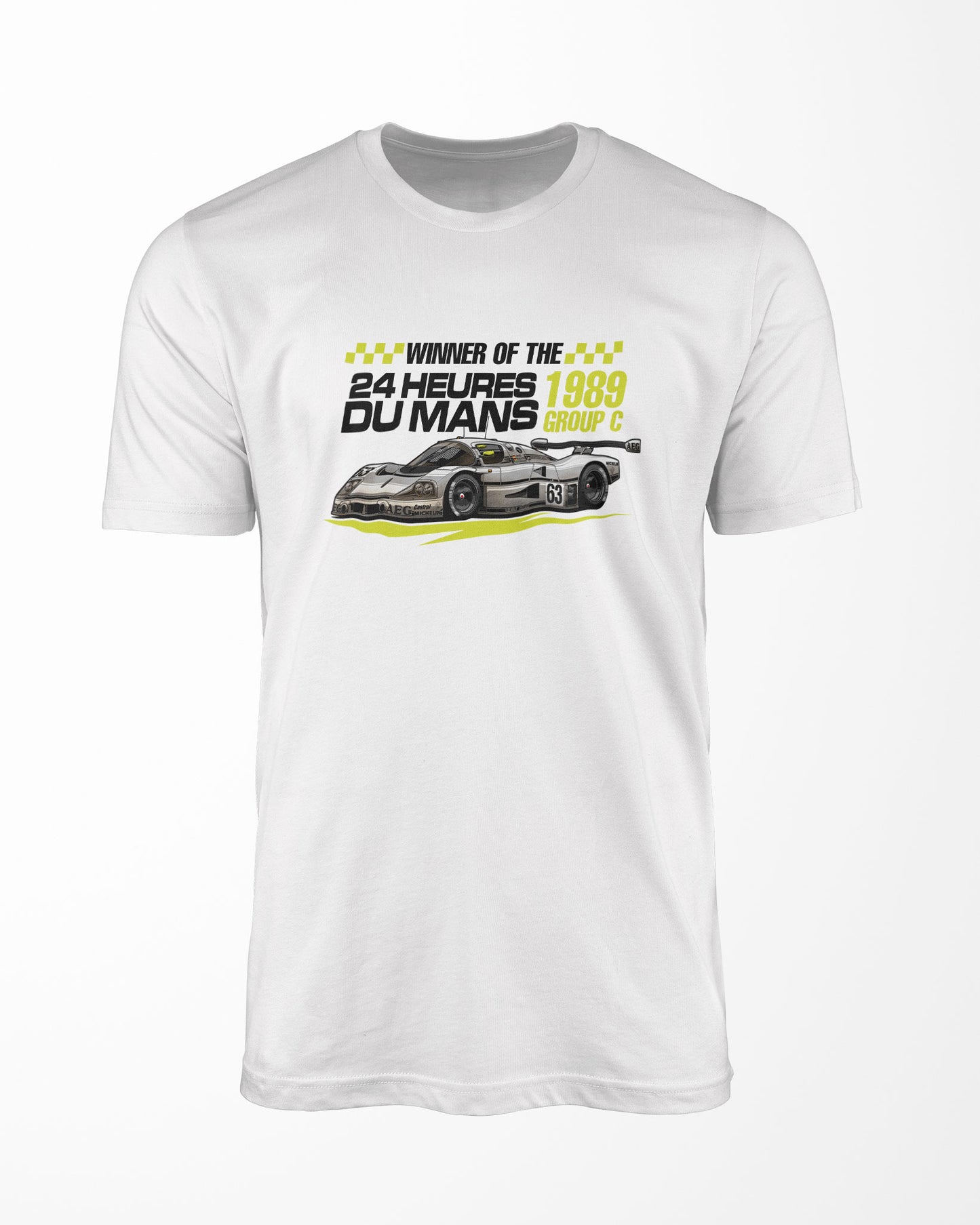 Camiseta Sauber-Mercedes C9 - Le Mans 1989 Winner - Branca