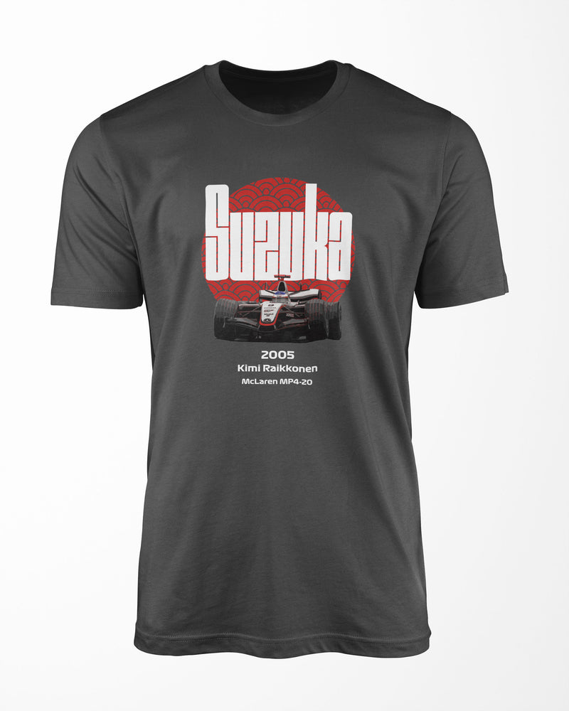 Camiseta Suzuka 2005 - Kimi Raikkonen - Stone