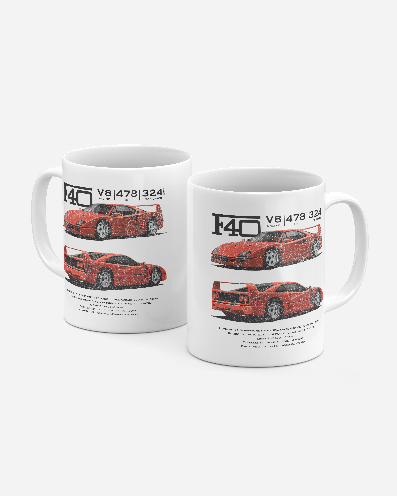 Caneca Ferrari F40