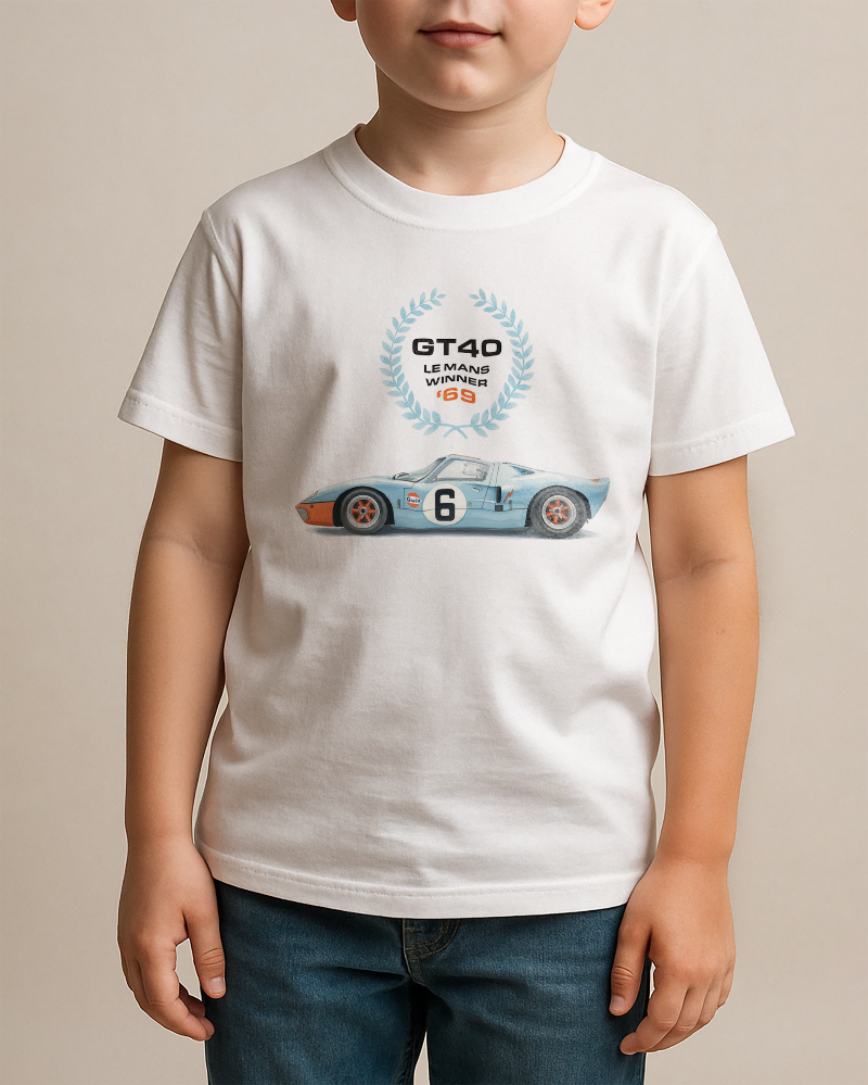 Ford GT40 - GULF Livery | Infantil