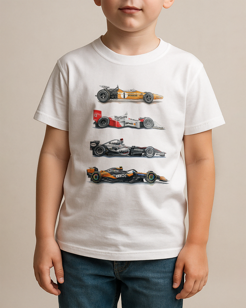 Mclaren Cars Evolution - Infantil