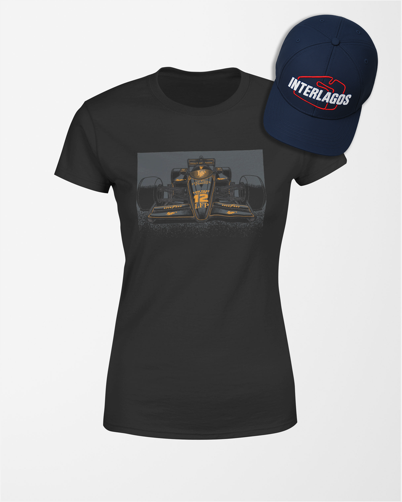 Kit Namorados | Camiseta + Boné | Lotus 97T (Feminina)