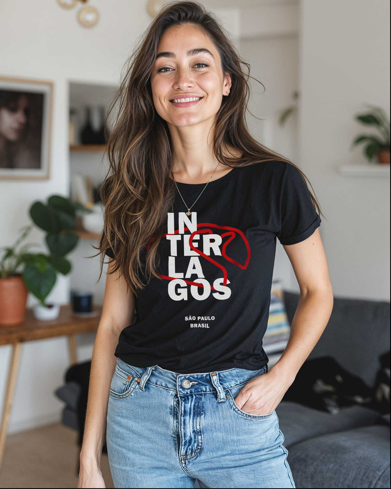 Camiseta Feminina Interlagos Circuit