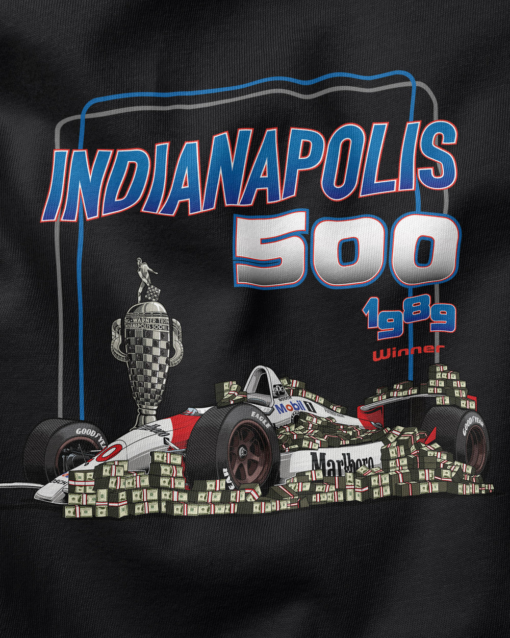 Camiseta Indianapolis 500 - 1989 - Indy | Preta