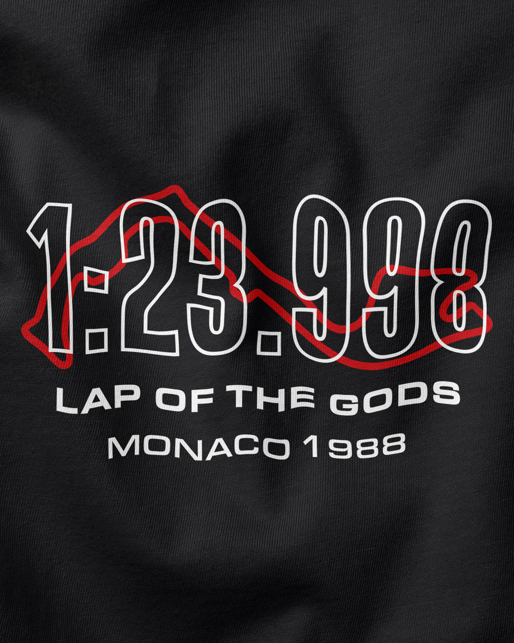 Camiseta Lap Of The Gods - Monaco - Preta