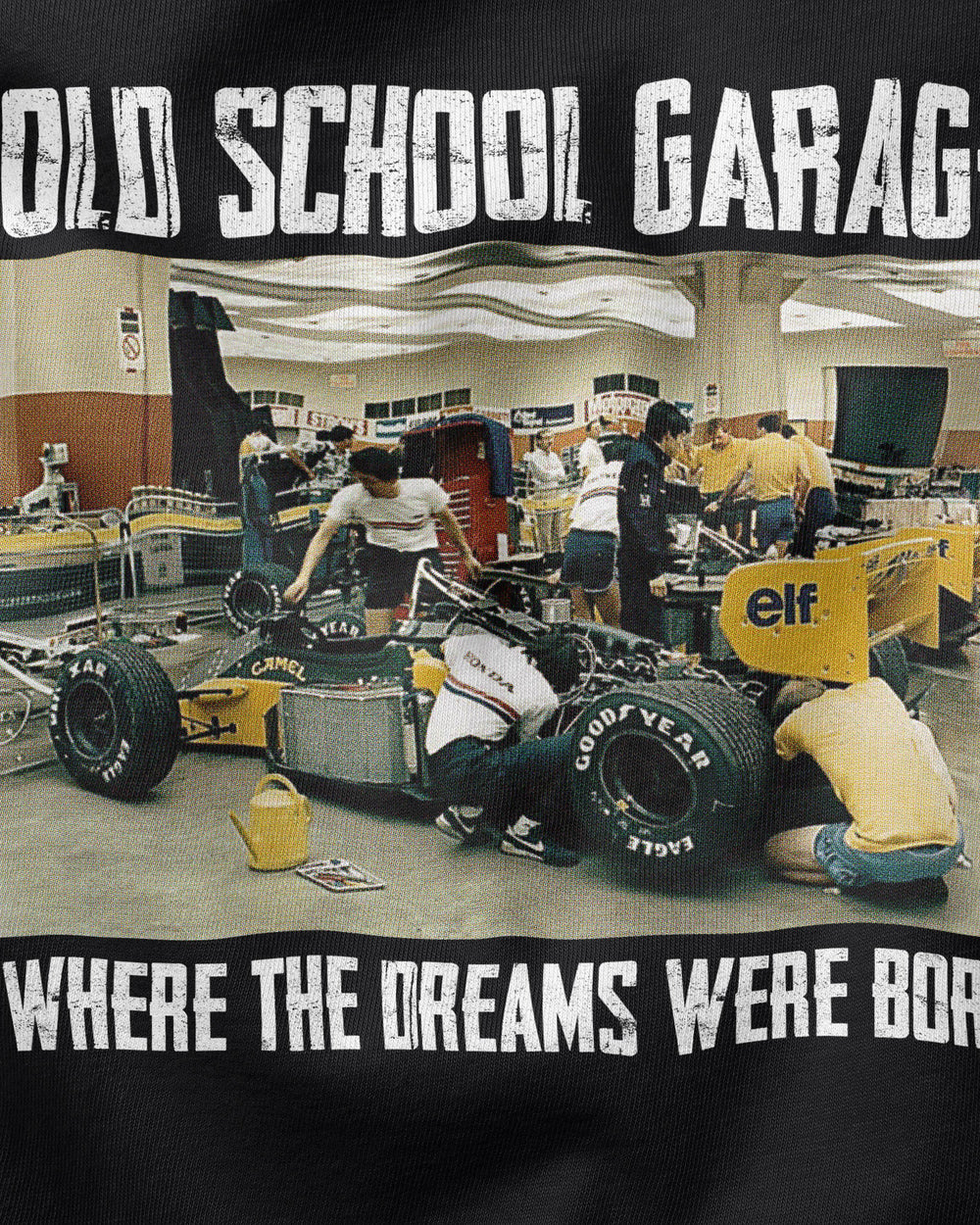 Camiseta Old School Garage Lotus