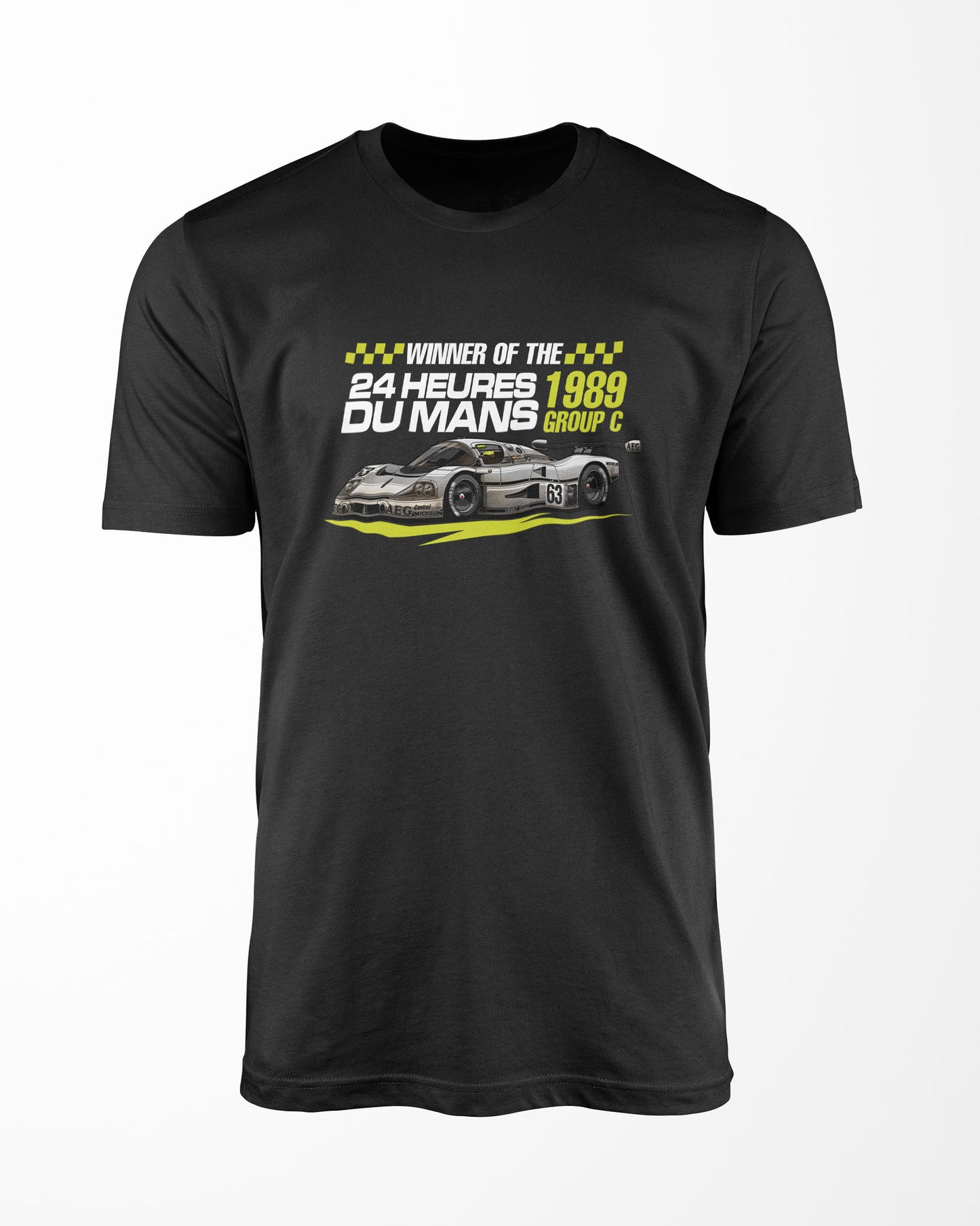 Camiseta Sauber-Mercedes C9 - Le Mans 1989 Winner - Preta