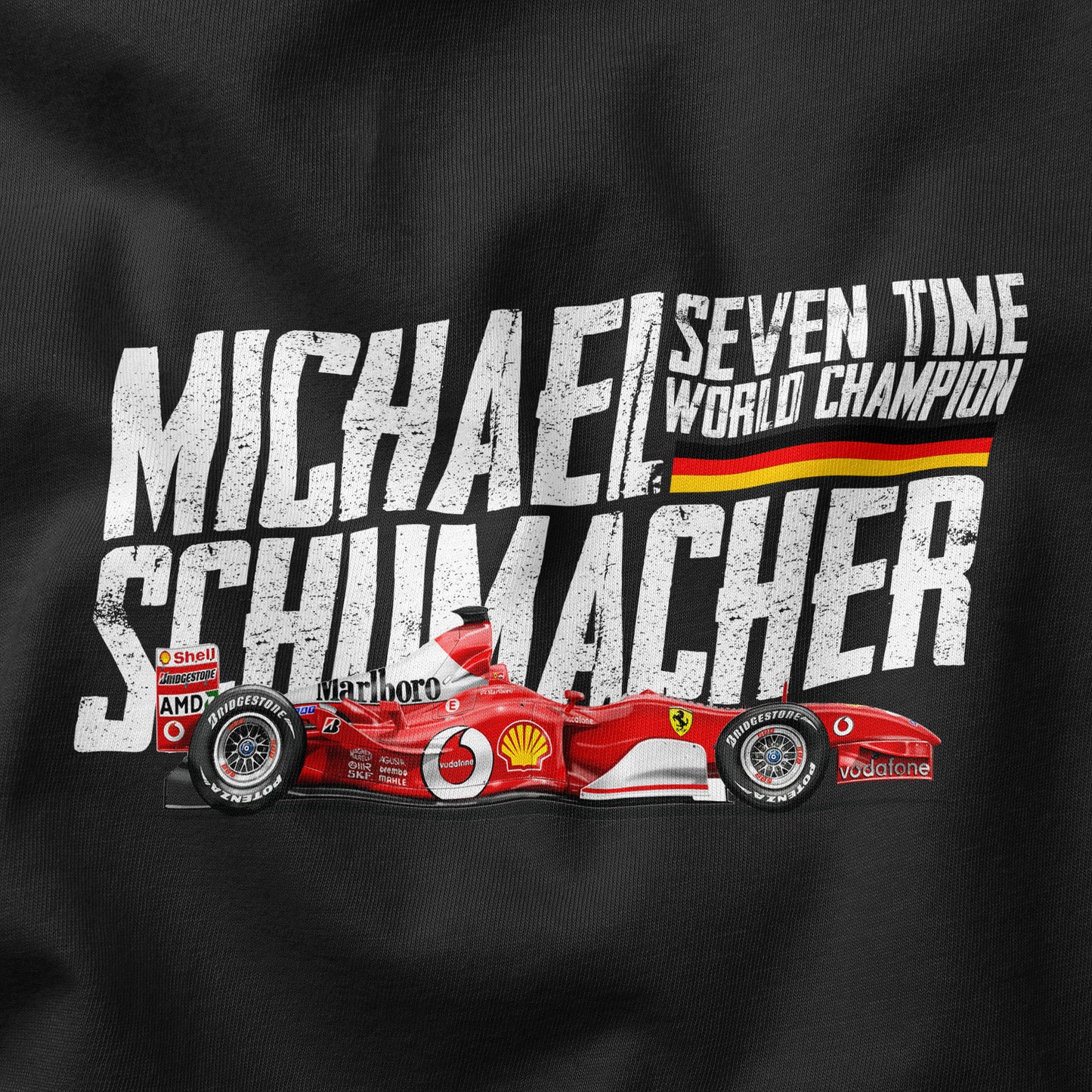 Camiseta Michael Schumacher - Preta