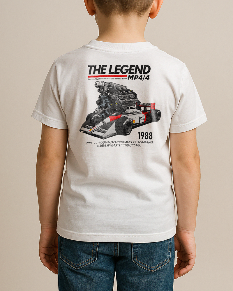 Camiseta Infantil The Legend MP4/4 - 1988