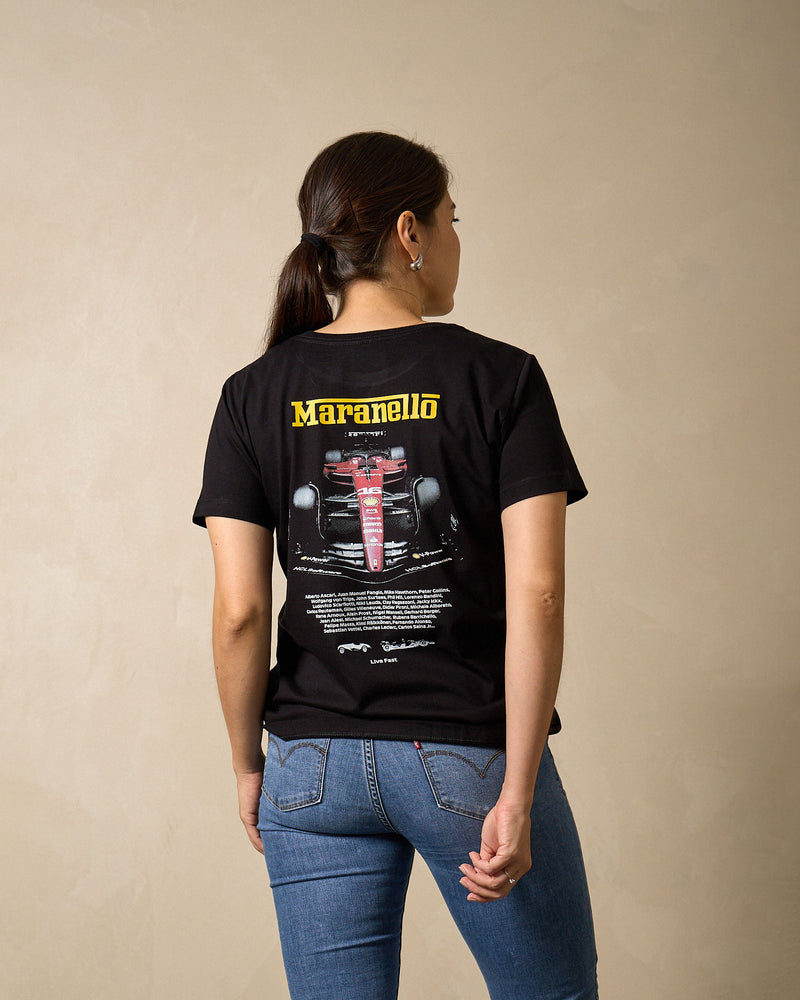Camiseta Feminina Maranello Legends - Live Fast