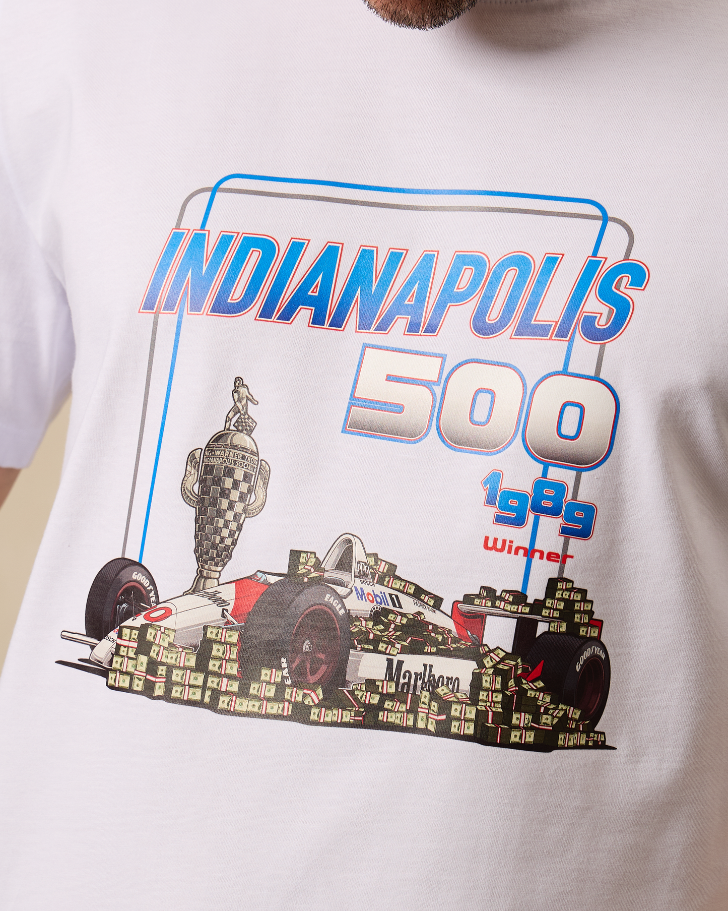 Camiseta Indianapolis 500 - 1989 - Indy | Branco