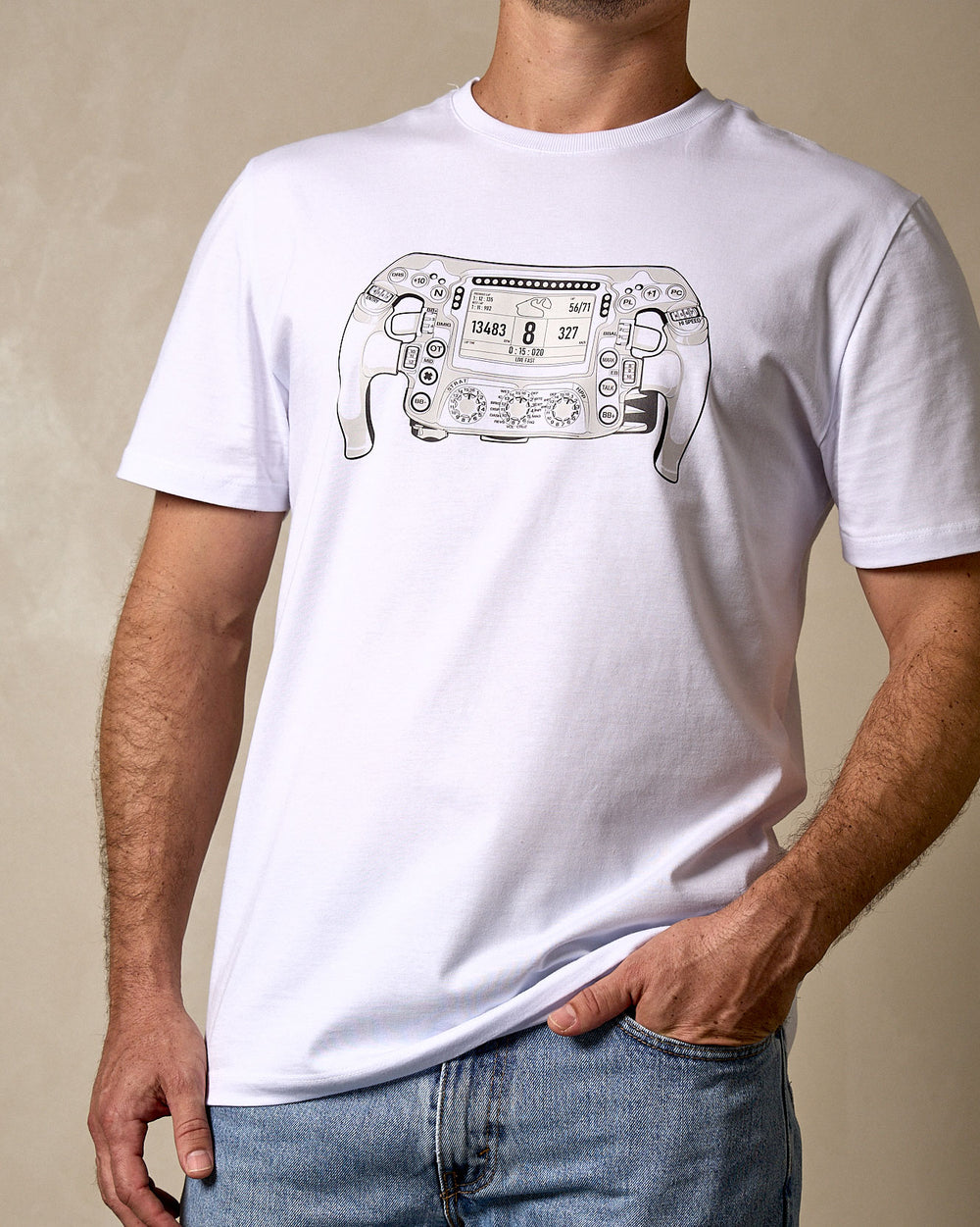 Camiseta F1 Steering Wheel