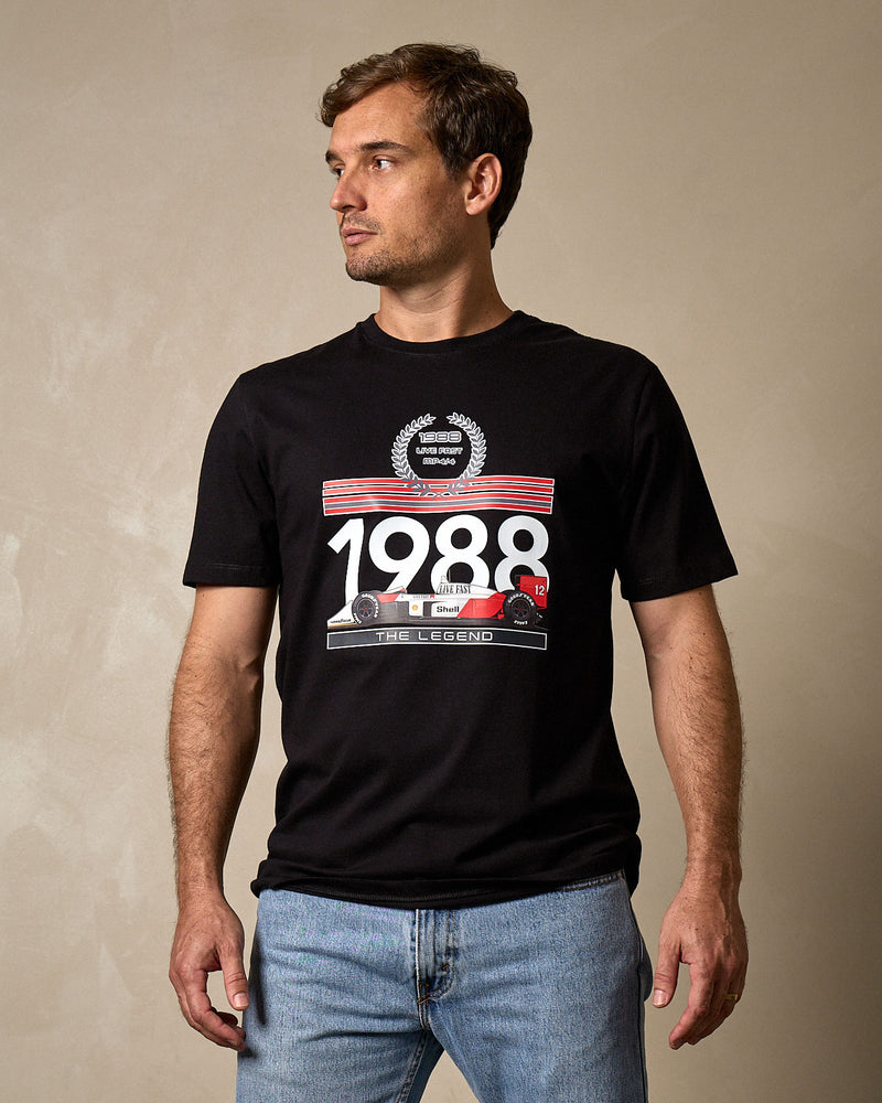 Camiseta MP4/4 1988 - Preta