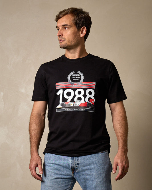 Camiseta MP4/4 1988 - Preta